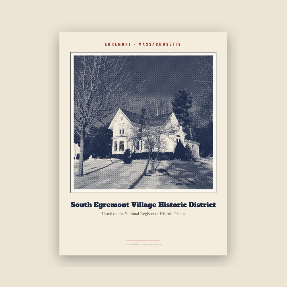Egremont South Egremont Village Historic District Landmark Print