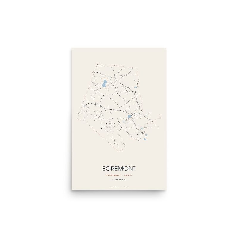 Egremont Street Map Poster · Linen