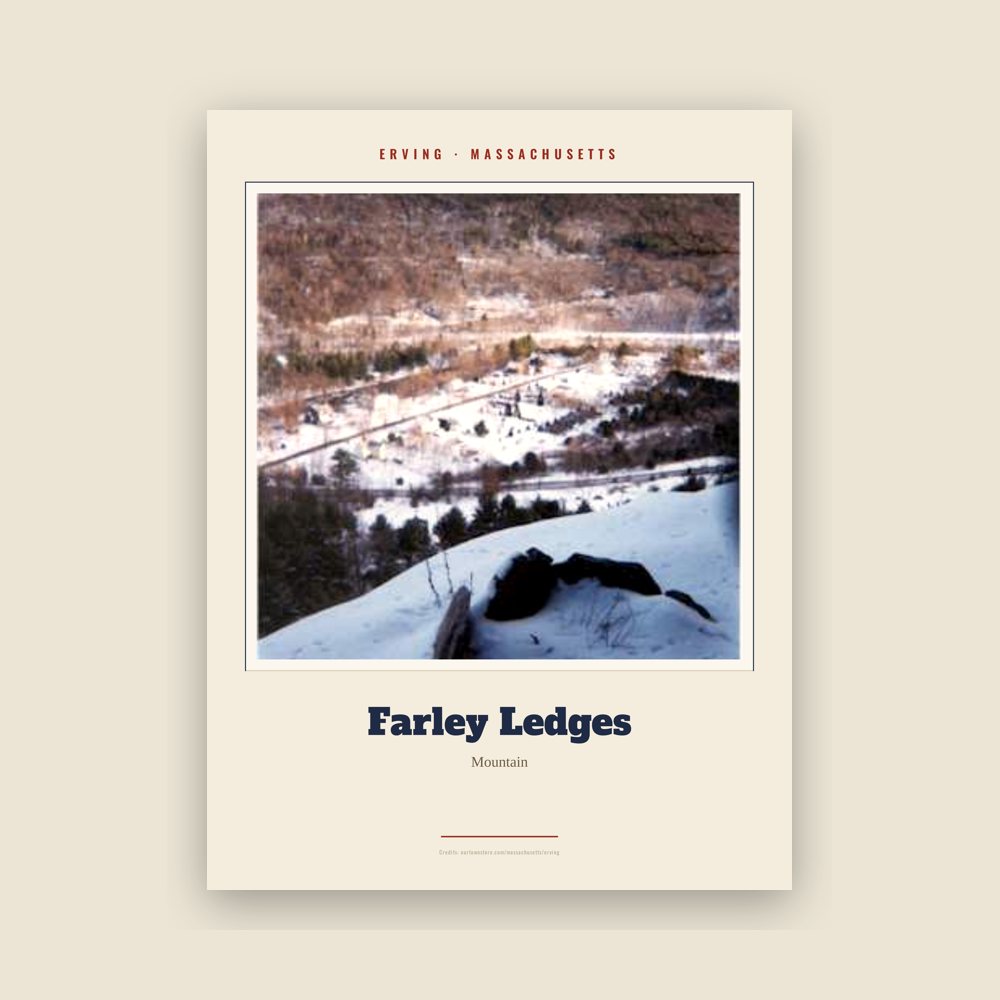Erving Farley Ledges Landmark Print