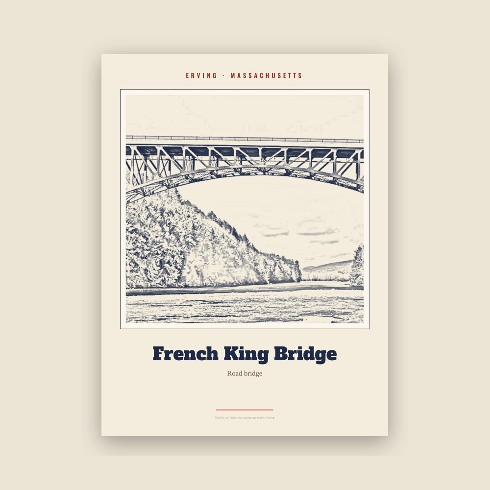 Erving French King Bridge Landmark Print
