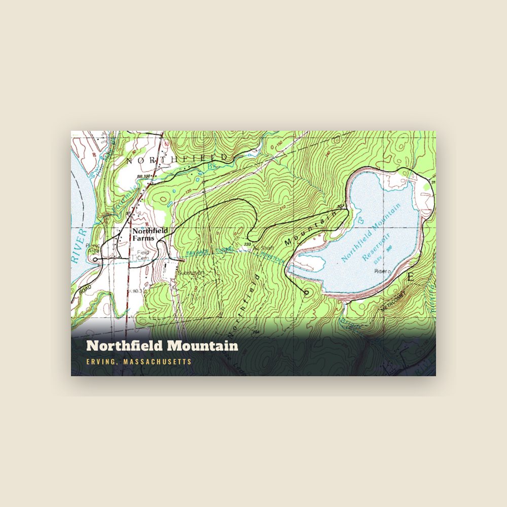 Erving Northfield Mountain Postcard