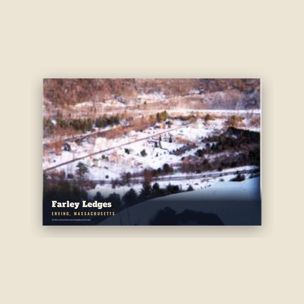 Erving Farley Ledges Postcard
