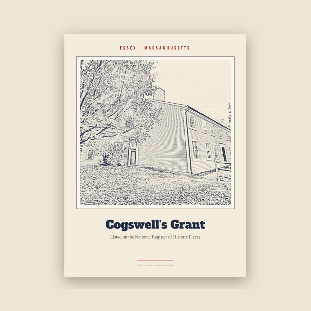 Essex Cogswell's Grant Landmark Print