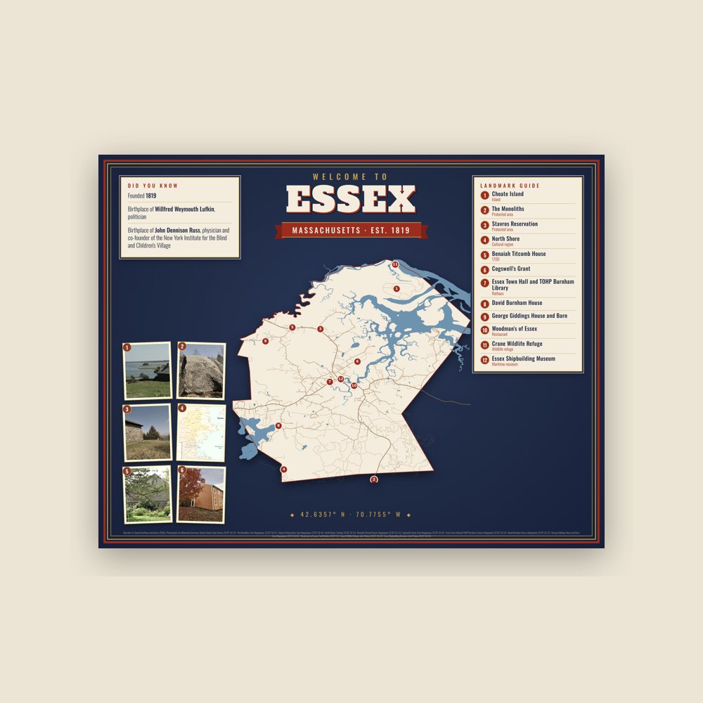 Essex Map Placemat