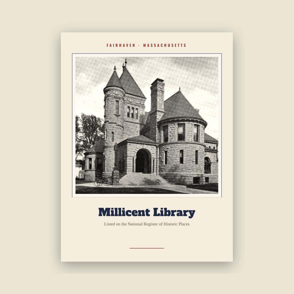 Fairhaven Millicent Library Landmark Print