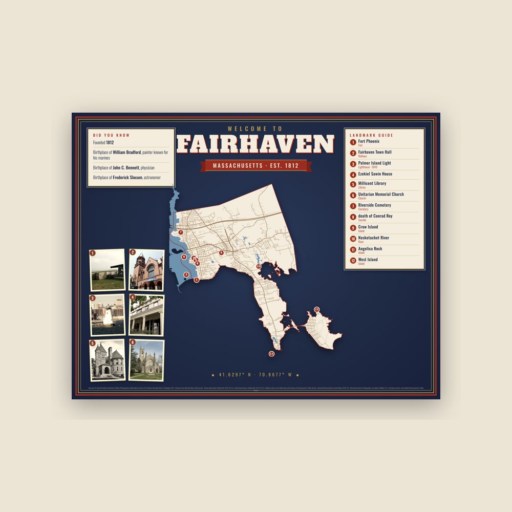 Fairhaven Map Placemat