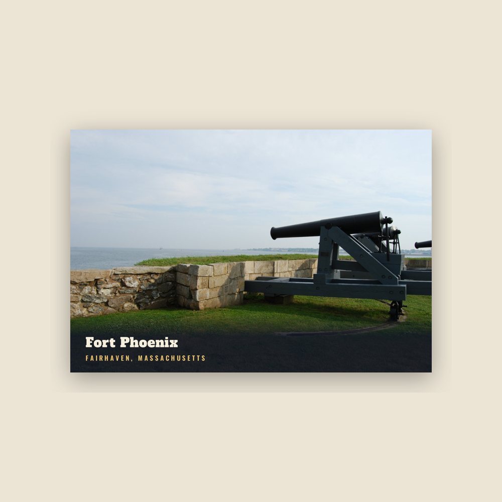 Fairhaven Fort Phoenix Postcard
