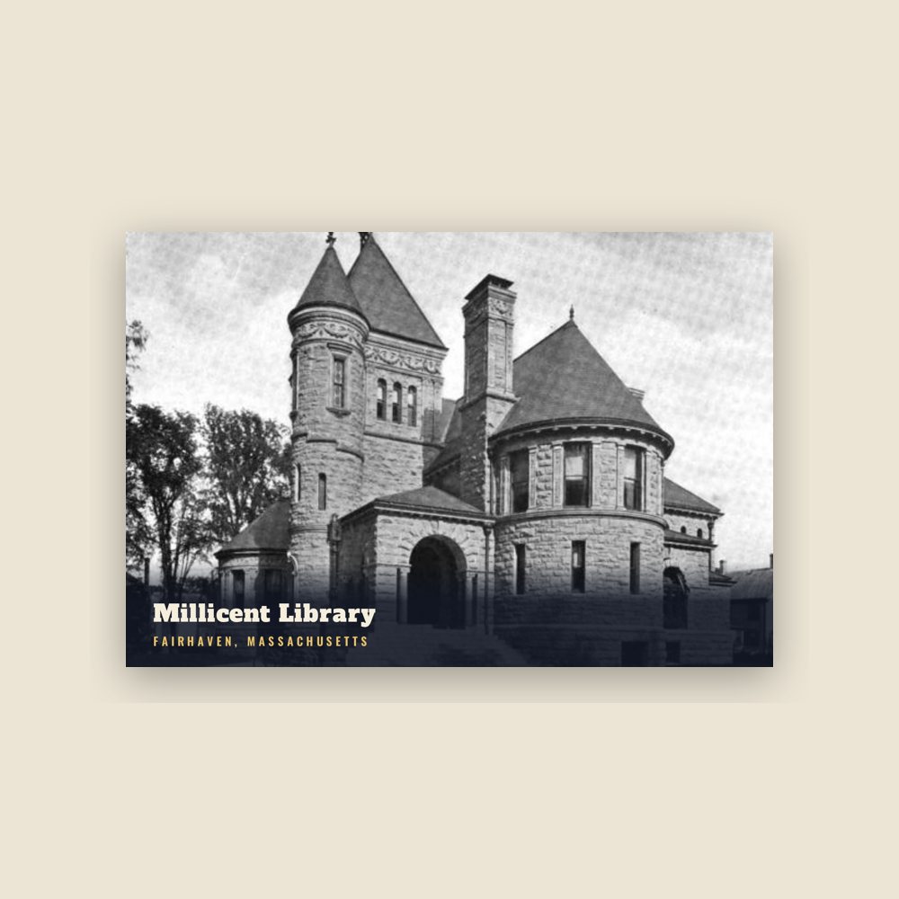 Fairhaven Millicent Library Postcard