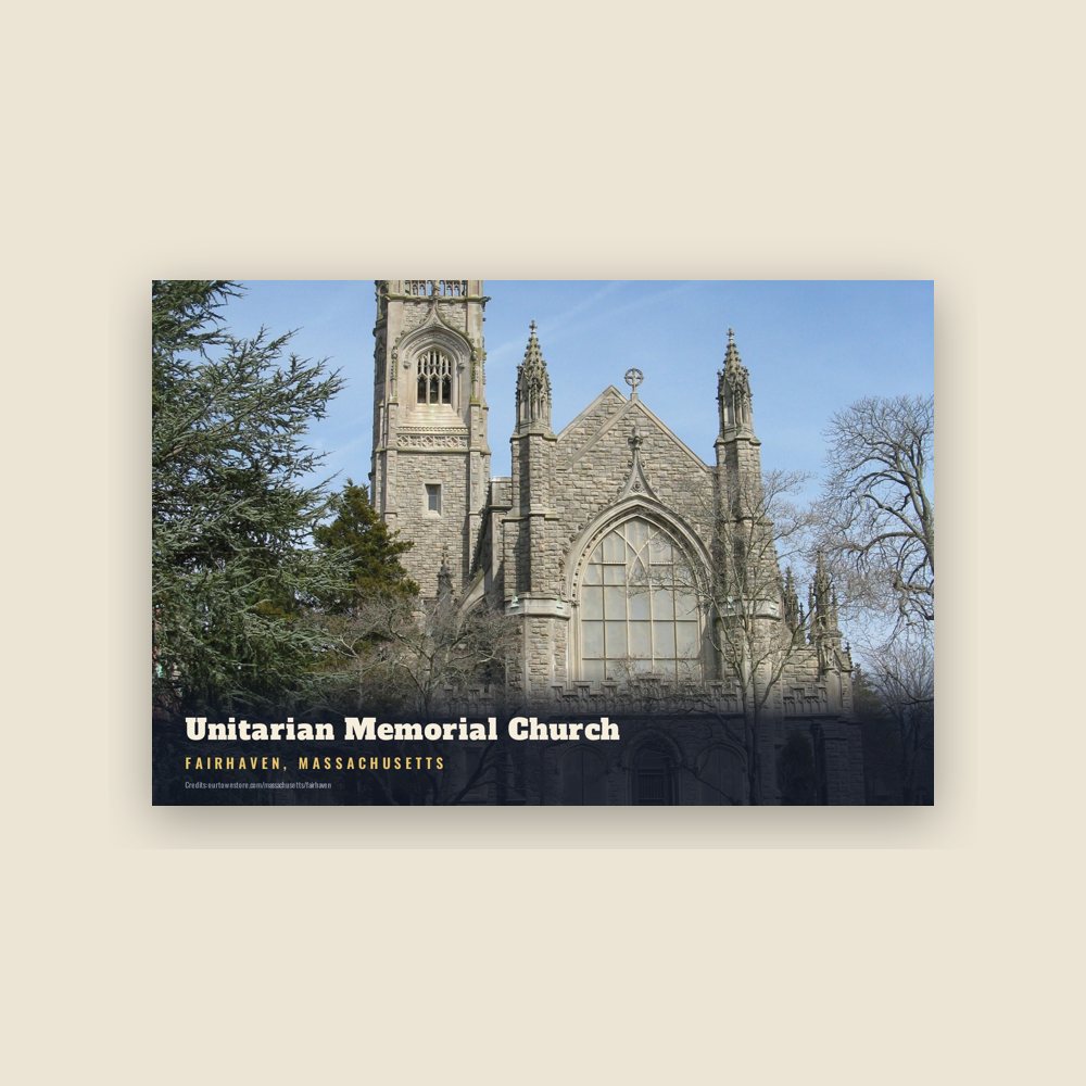Fairhaven Unitarian Memorial Church Postcard