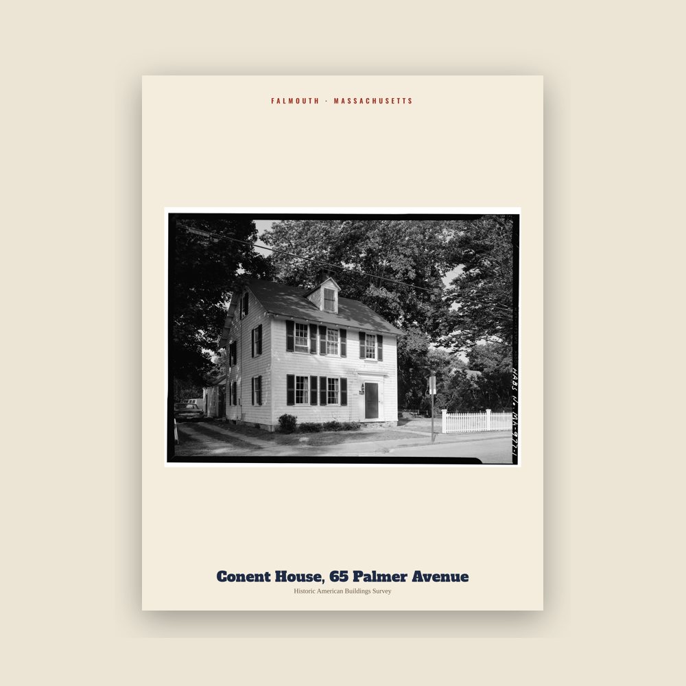Falmouth Conent House, 65 Palmer Avenue Archive Print