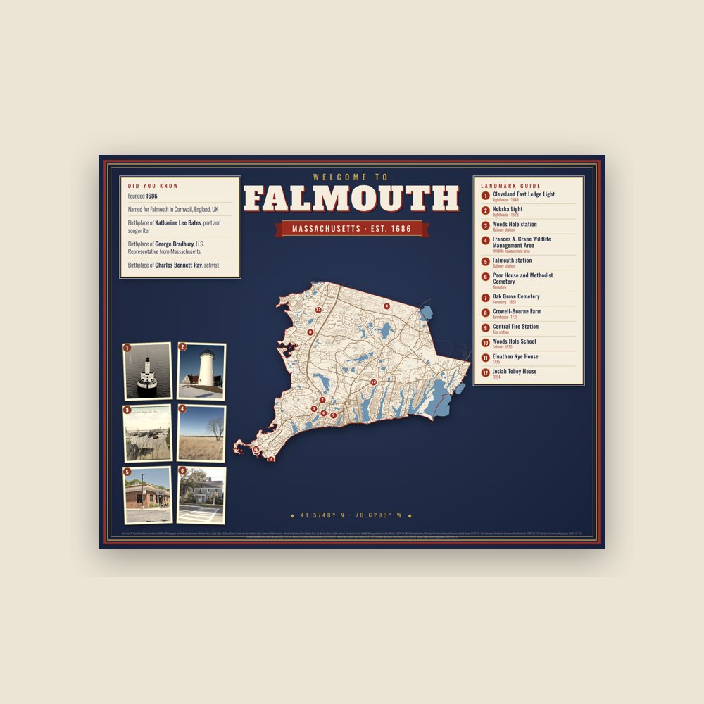 Falmouth Map Placemat