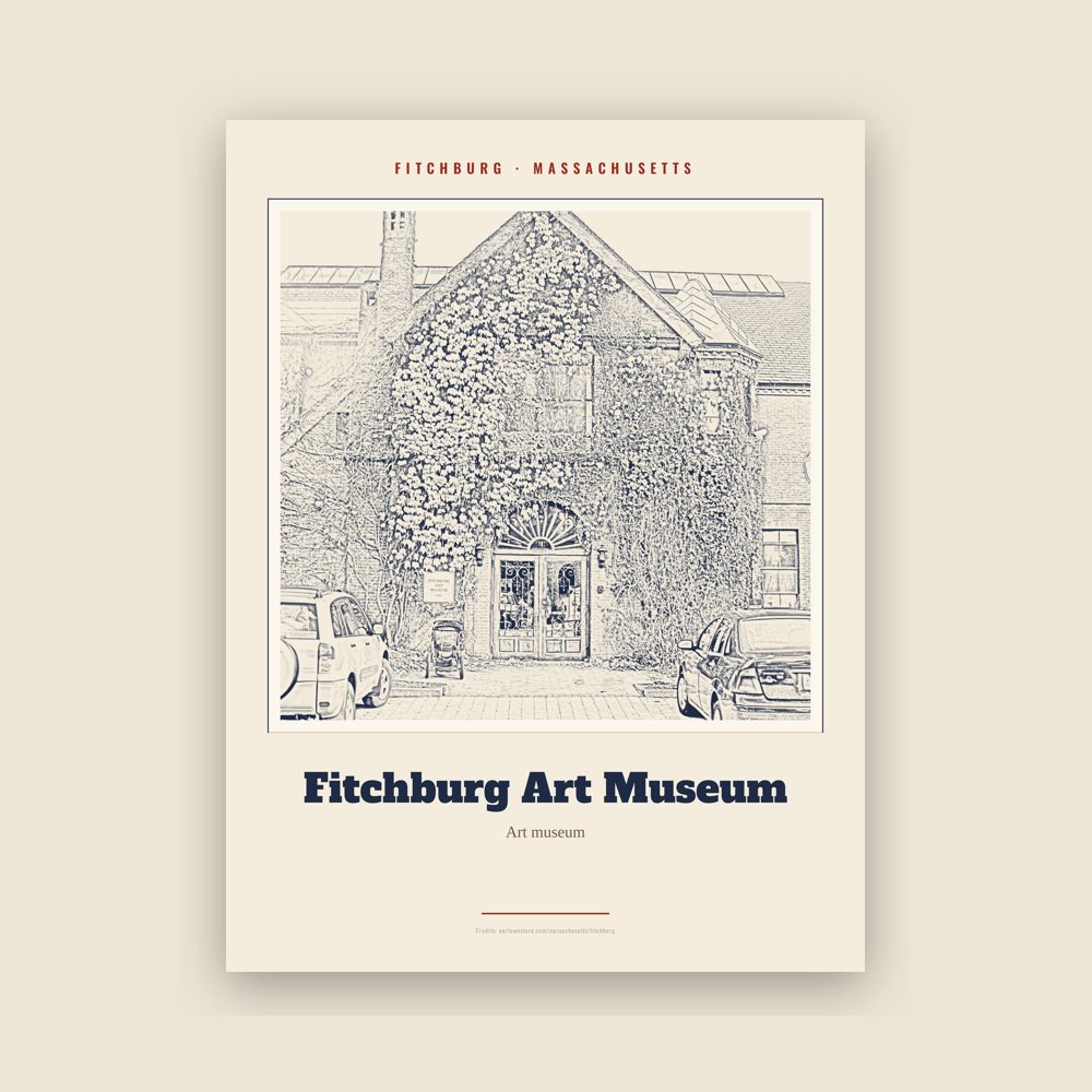 Fitchburg Fitchburg Art Museum Landmark Print