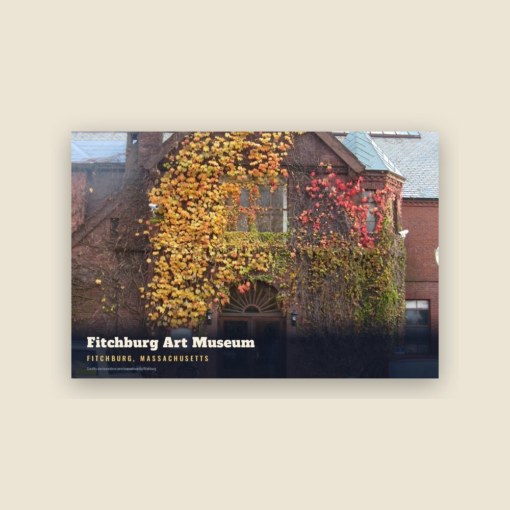 Fitchburg Fitchburg Art Museum Postcard