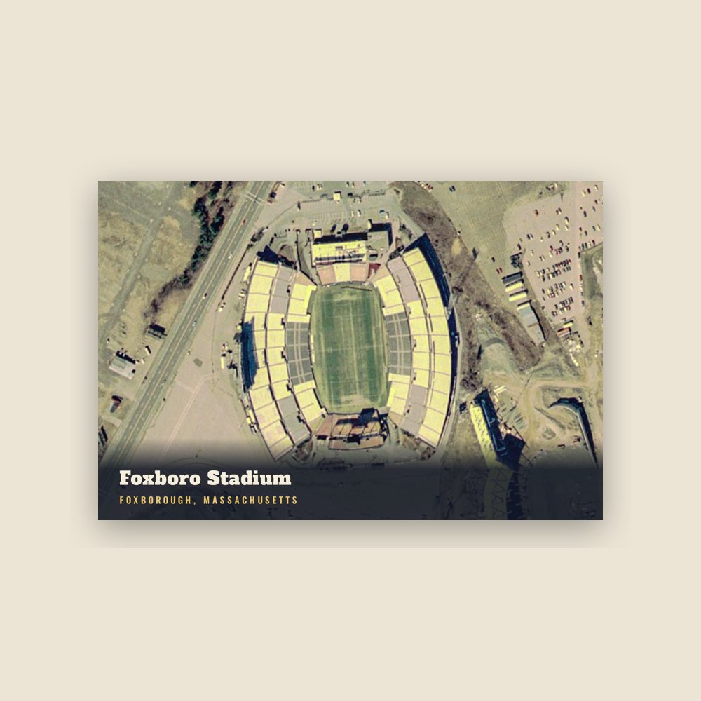 Foxborough Foxboro Stadium Postcard