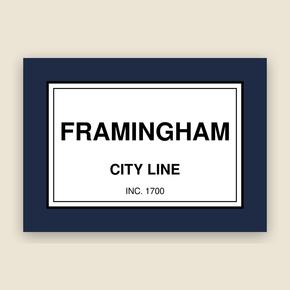 Framingham Town Line Mug