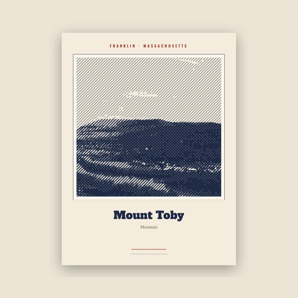 Franklin Mount Toby Landmark Print