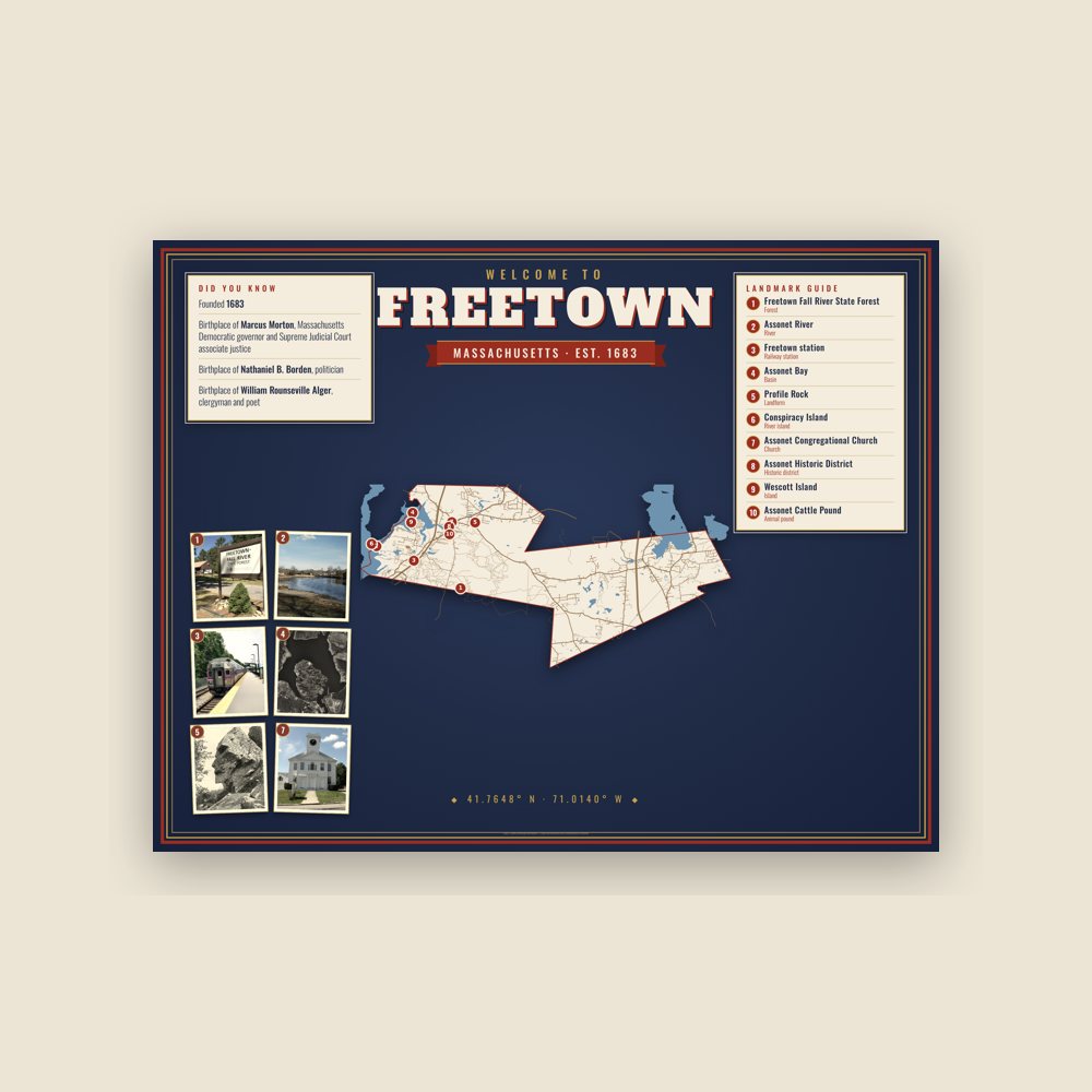 Freetown Map Placemat
