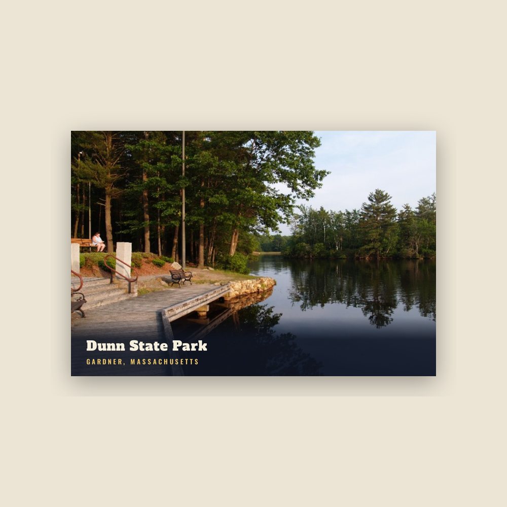 Gardner Dunn State Park Postcard