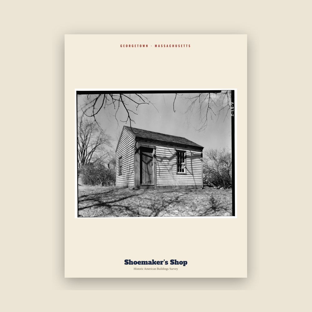 Georgetown Shoemaker's Shop Archive Print