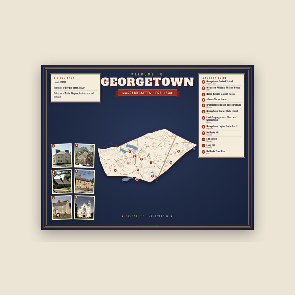 Georgetown Map Placemat