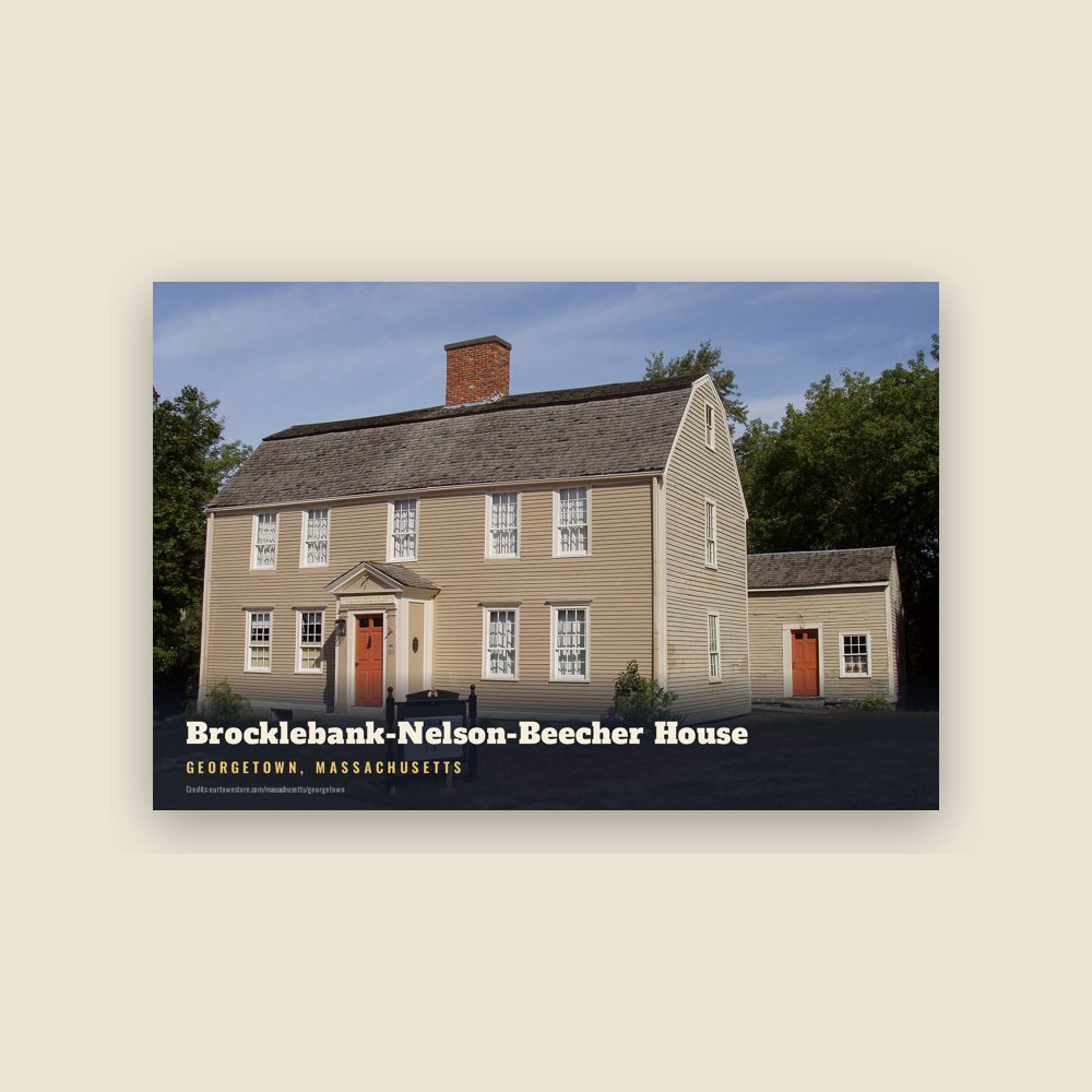 Georgetown Brocklebank-Nelson-Beecher House Postcard