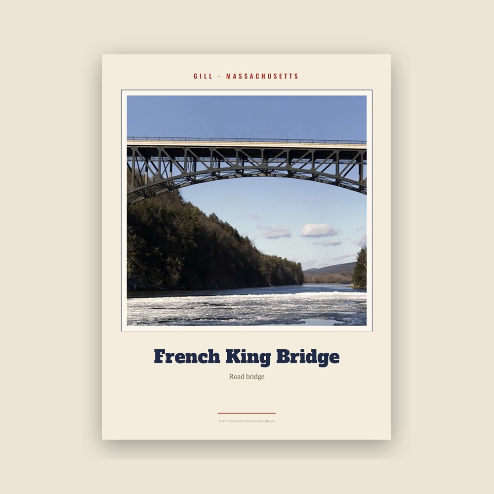 Gill French King Bridge Landmark Print