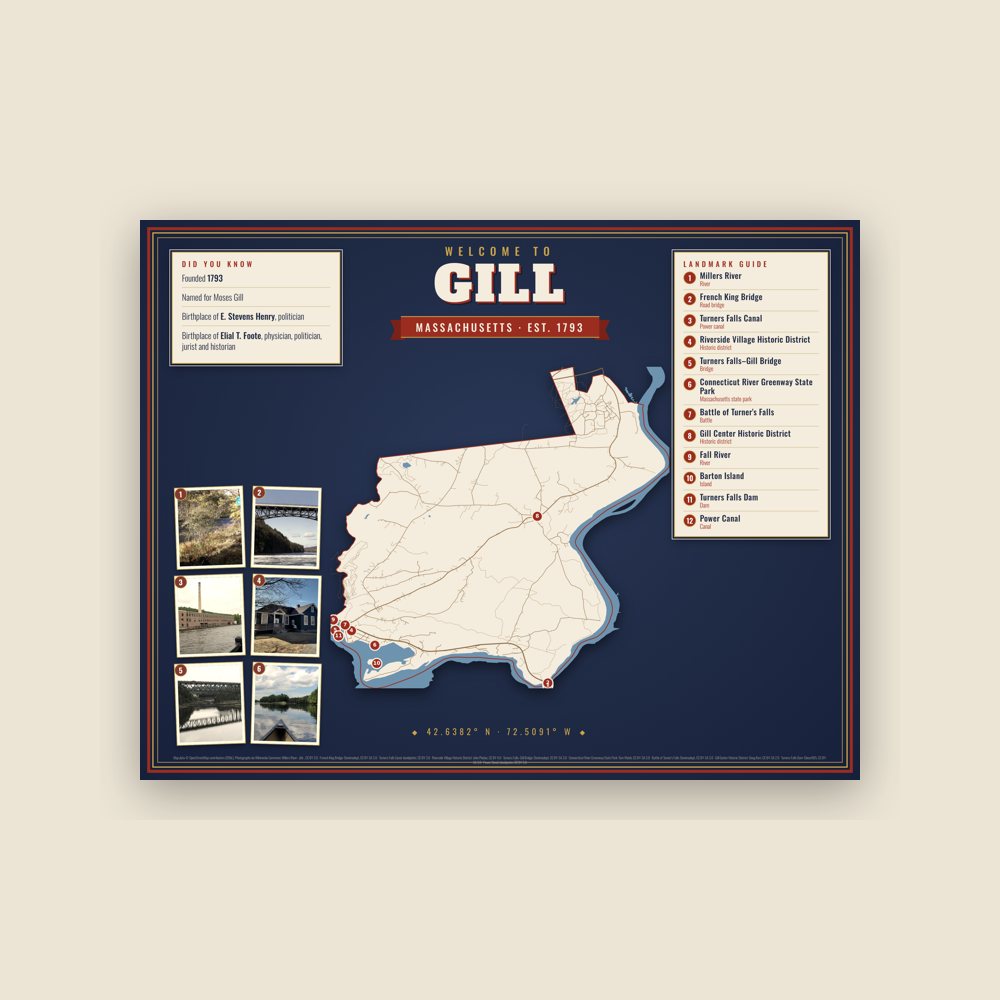 Gill Map Placemat