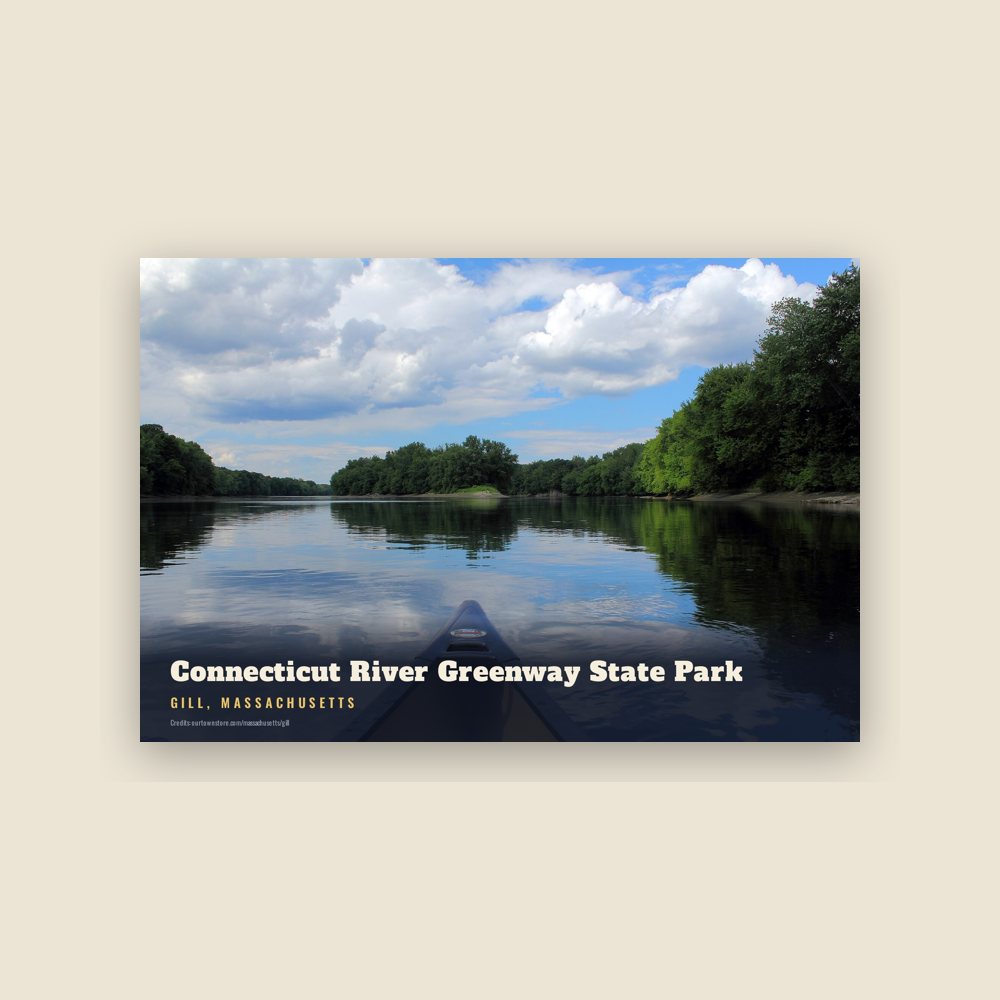 Gill Connecticut River Greenway State Park Postcard