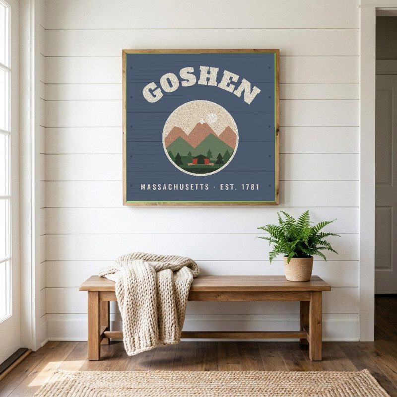 Goshen Hometown Wood Sign