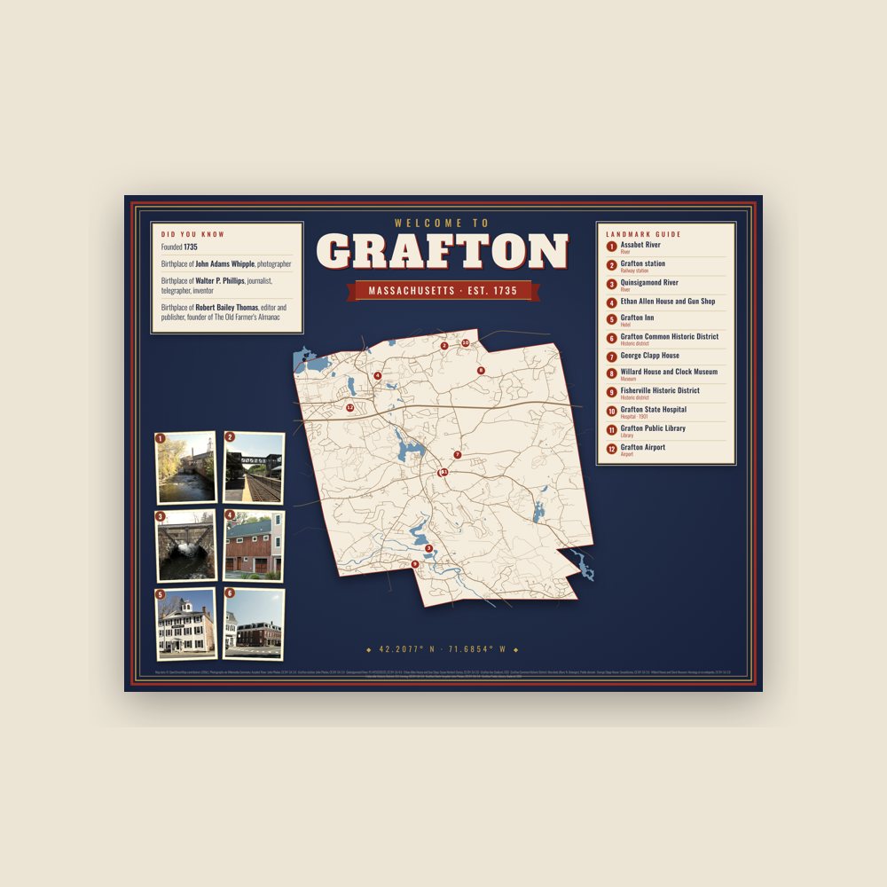 Grafton Map Placemat