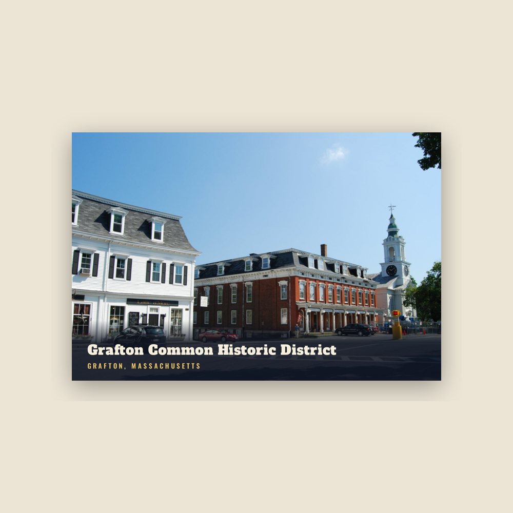 Grafton Grafton Common Historic District Postcard