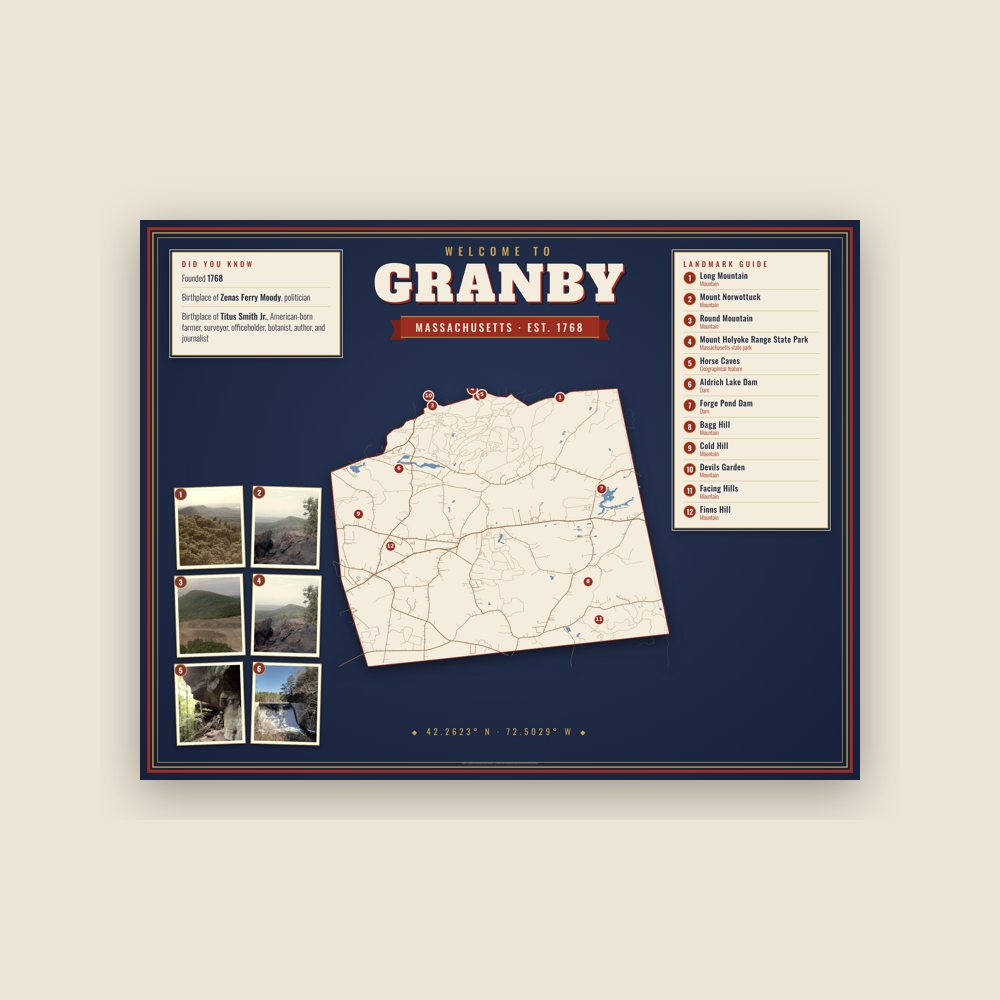 Granby Map Placemat