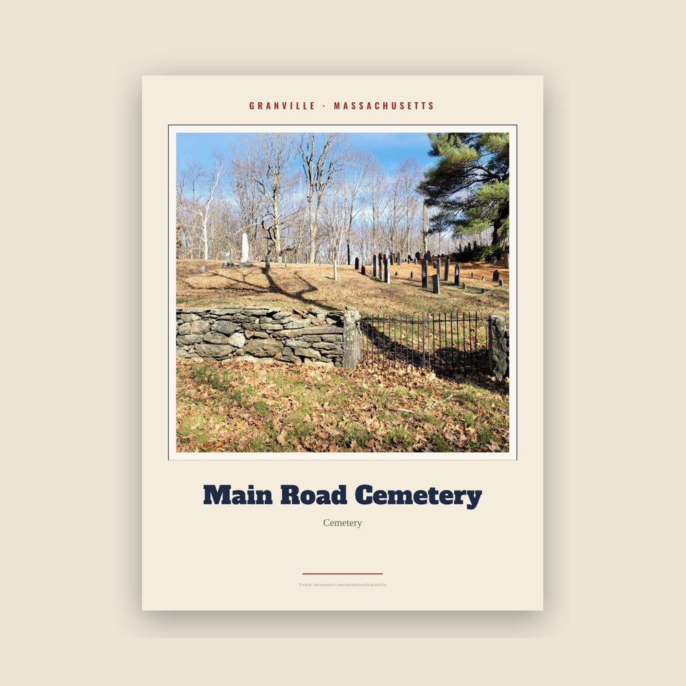 Granville Main Road Cemetery Landmark Print