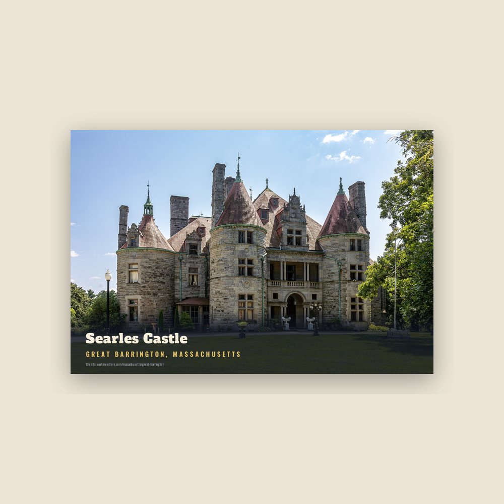 Great Barrington Searles Castle Postcard