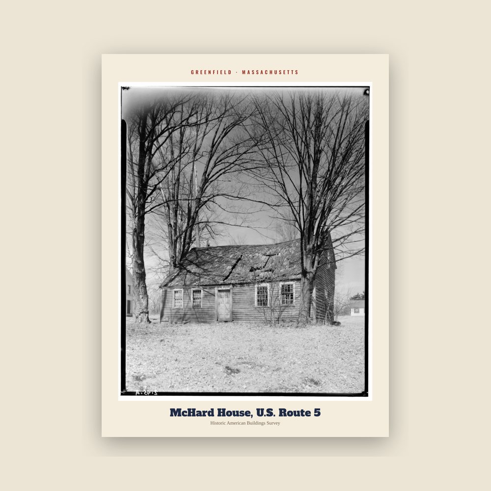 Greenfield McHard House, U.S. Route 5 Archive Print