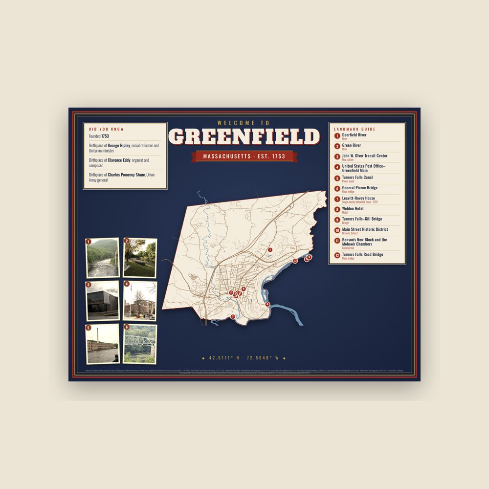 Greenfield Map Placemat