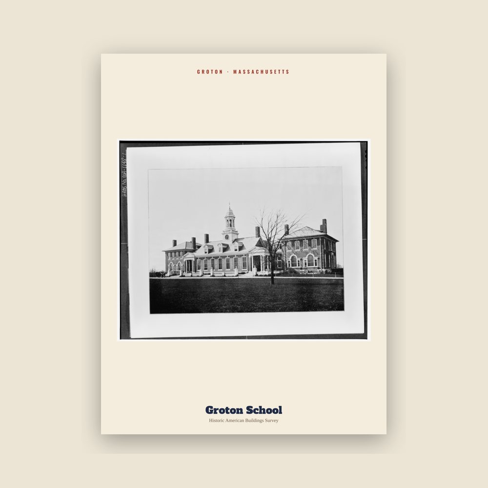 Groton Groton School Archive Print