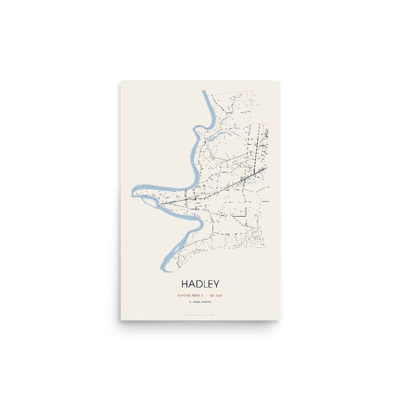 Hadley Street Map Poster · Linen