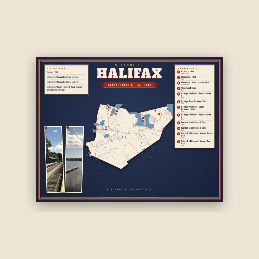 Halifax Map Placemat