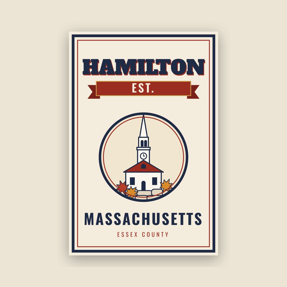 Hamilton Garden Flag