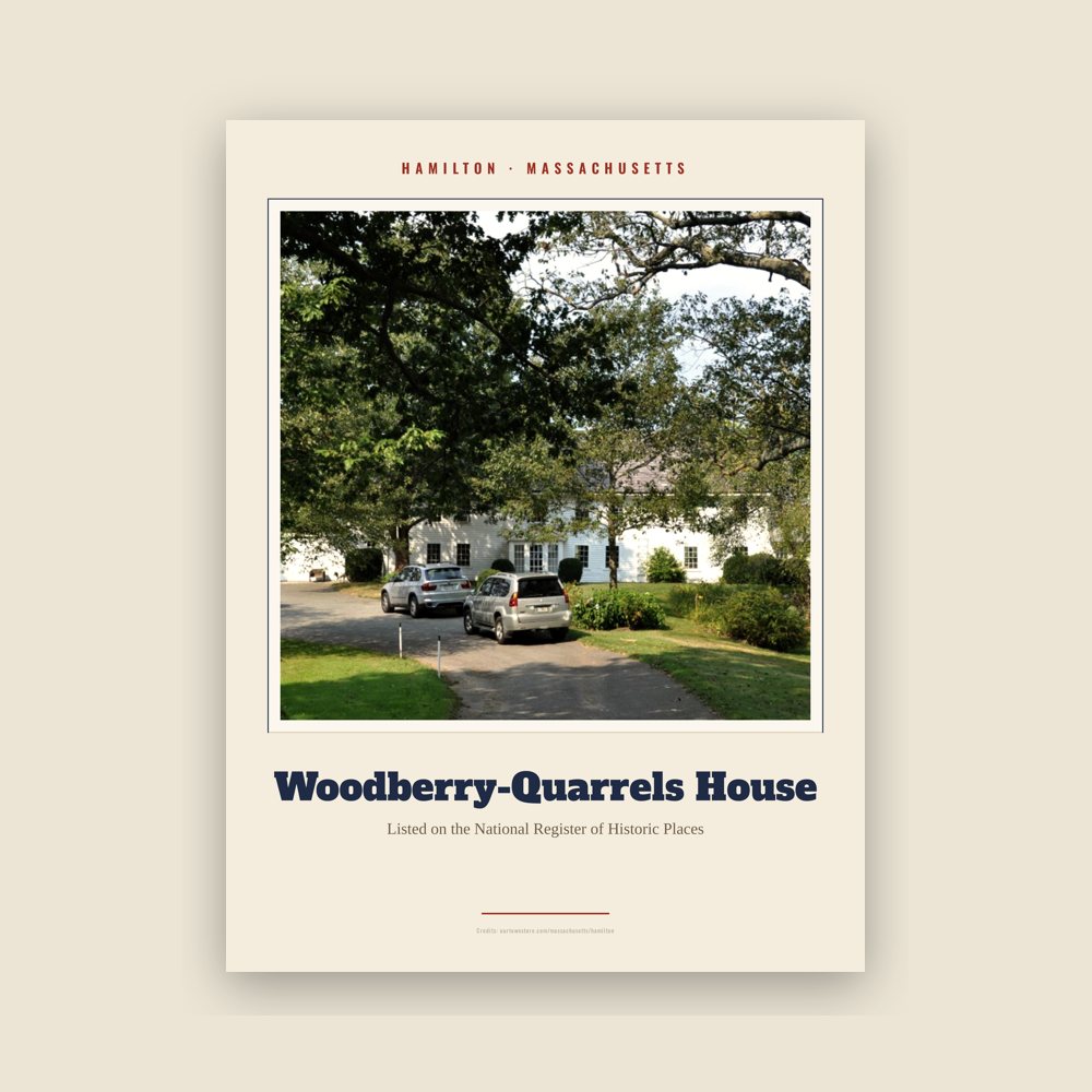 Hamilton Woodberry-Quarrels House Landmark Print