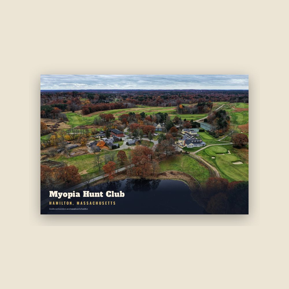 Hamilton Myopia Hunt Club Postcard