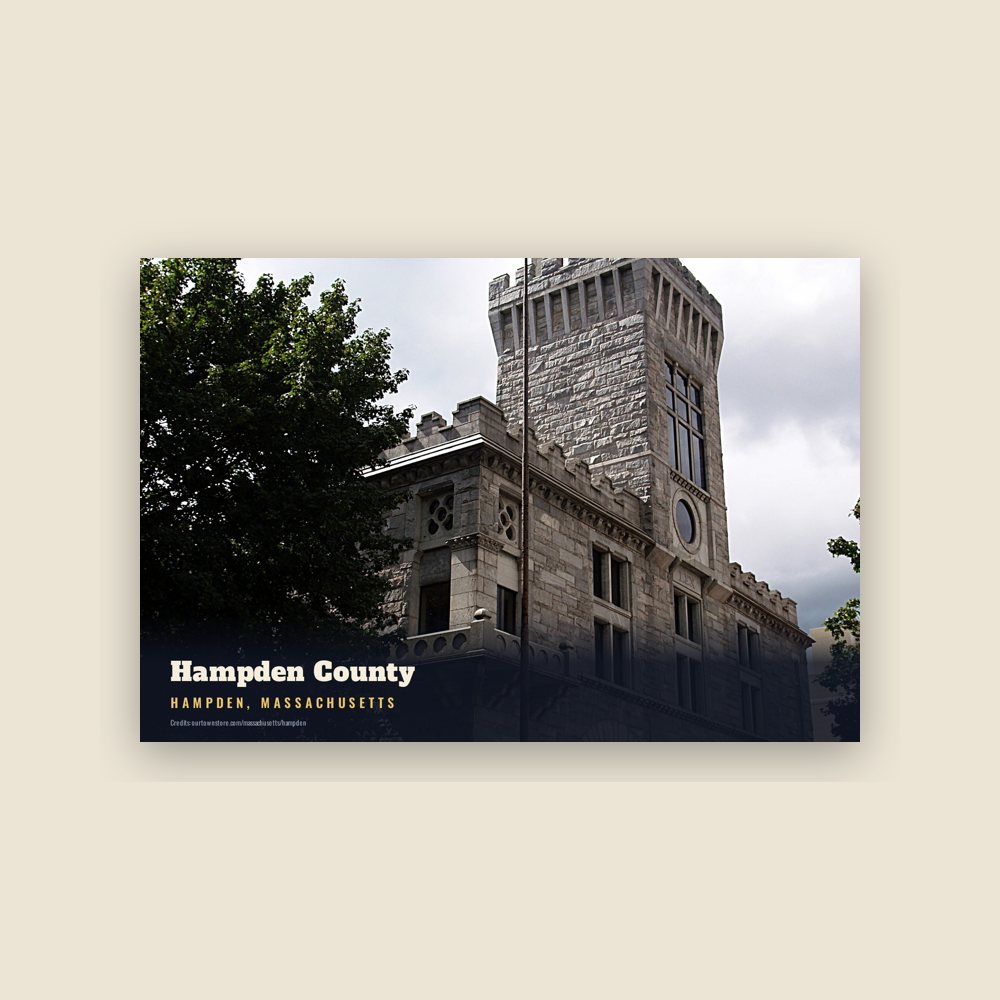 Hampden Hampden County Postcard