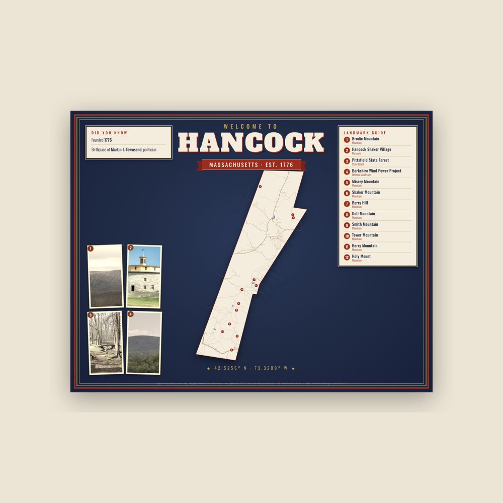 Hancock Map Placemat