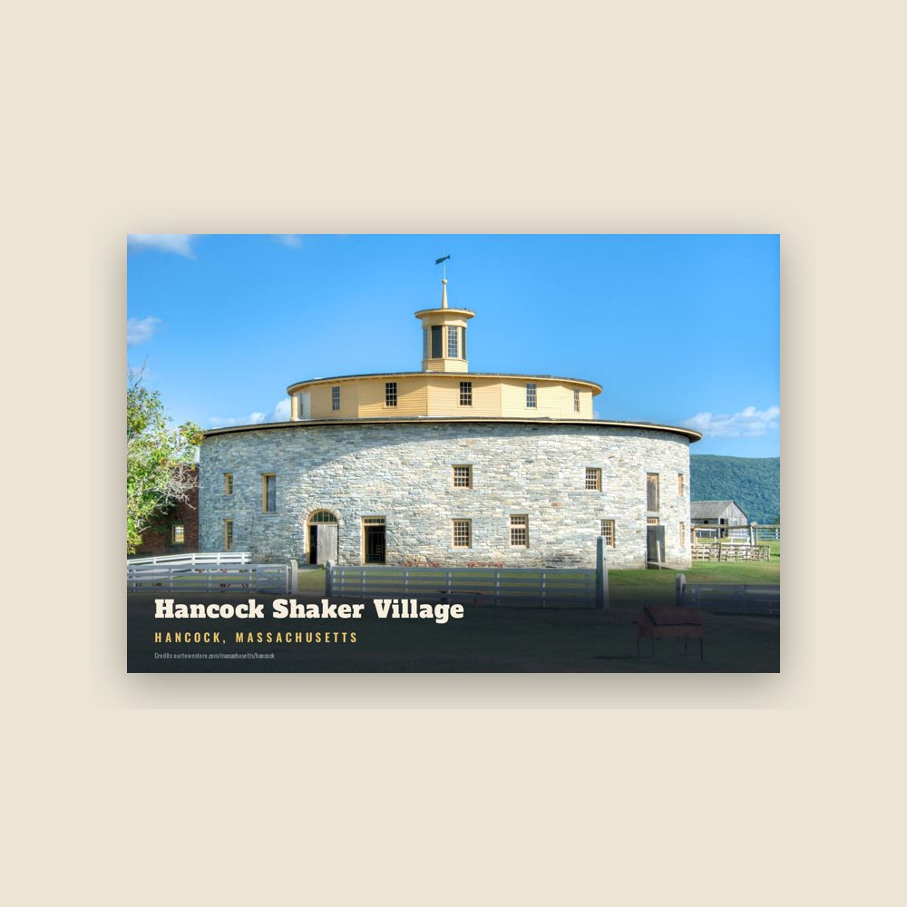 Hancock Hancock Shaker Village Postcard