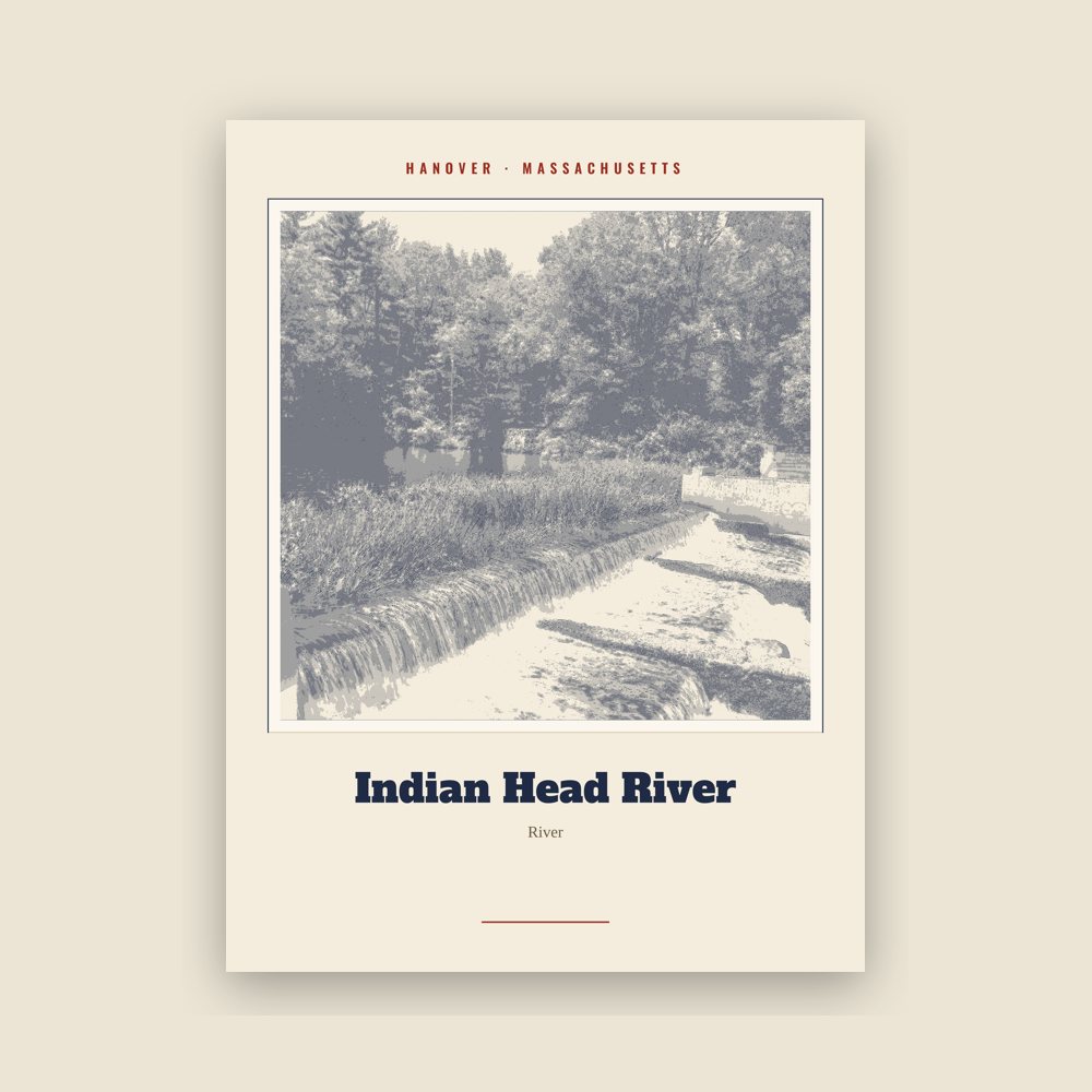 Hanover Indian Head River Landmark Print