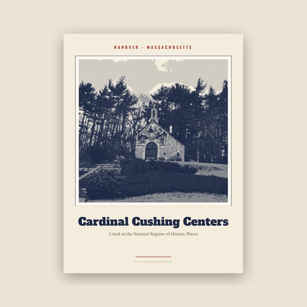 Hanover Cardinal Cushing Centers Landmark Print