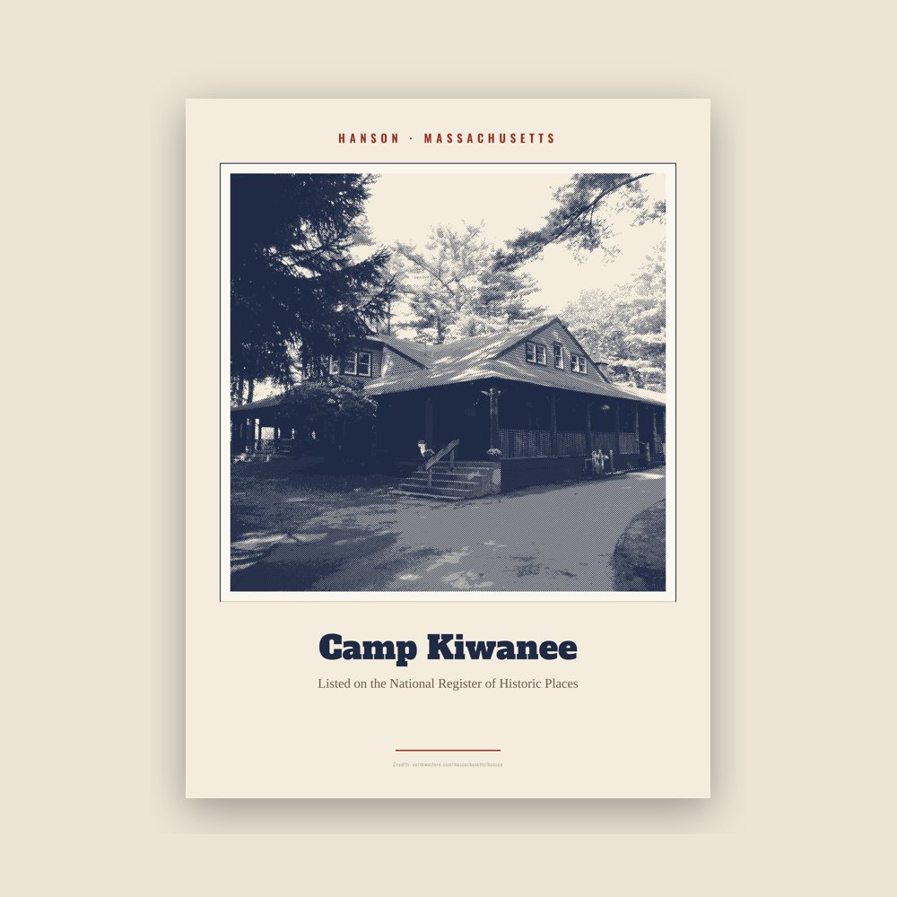 Hanson Camp Kiwanee Landmark Print