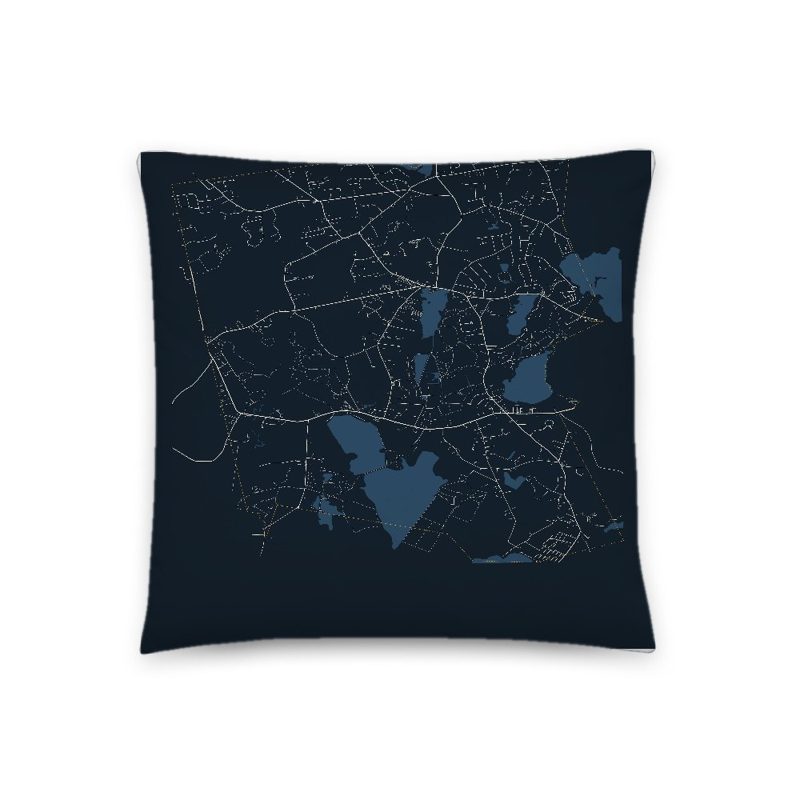 Hanson Map Throw Pillow