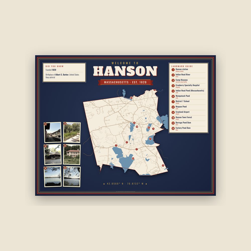 Hanson Map Placemat